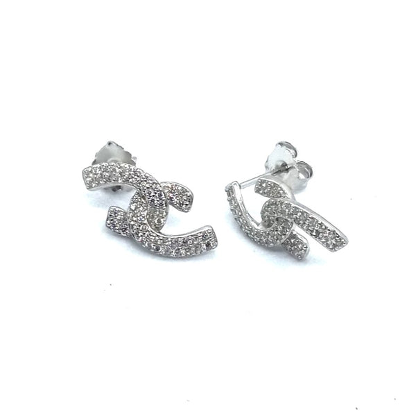 Ivora Charm Silver Earrings