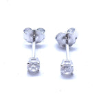 Nova Twist Hoops Silver Earrings