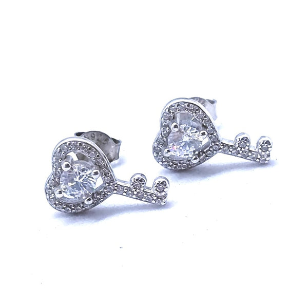 Velour Shine Hoops Silver Earrings