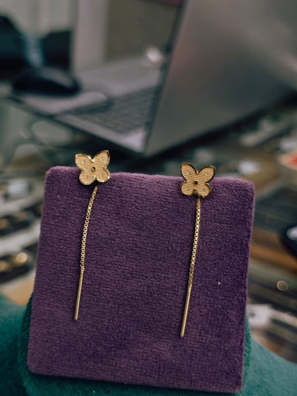 Butterfly Sui Dhaga Earrings