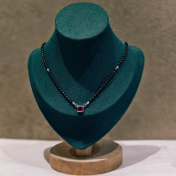 Shivanya Silver Mangalsutra