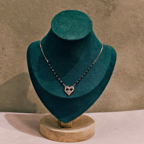 Roselle Heart Mangalsutra