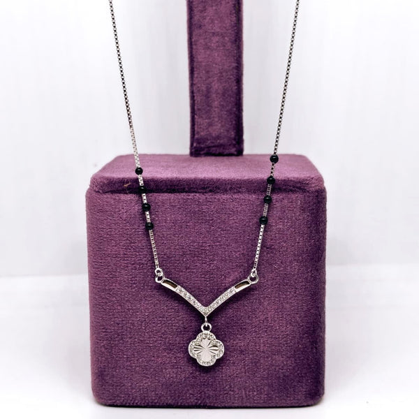 Silver Drop Elegance Mangalsutra