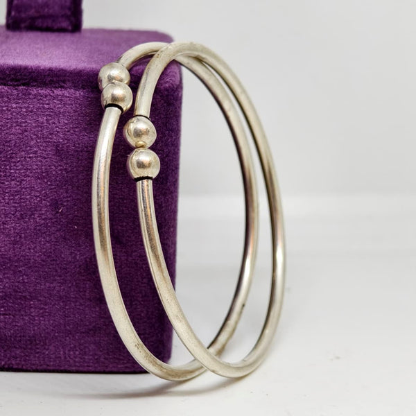 Classic Shine 925 Sterling Silver Plain Bangle