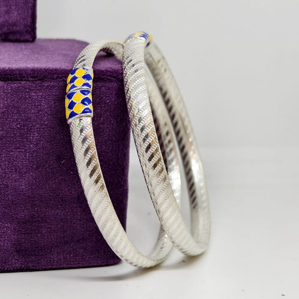 Beaded Edge Sterling Silver Bangle