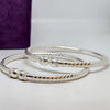 Artisan Handcrafted Sterling Silver Bangle