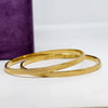 Royal Glow 925 Sterling Silver Gold Plated Bangle