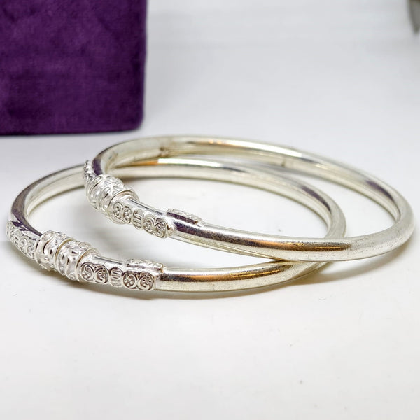 Timeless Grace Sterling Silver Smooth Bangle