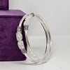 Silver Aura Heritage Bangle