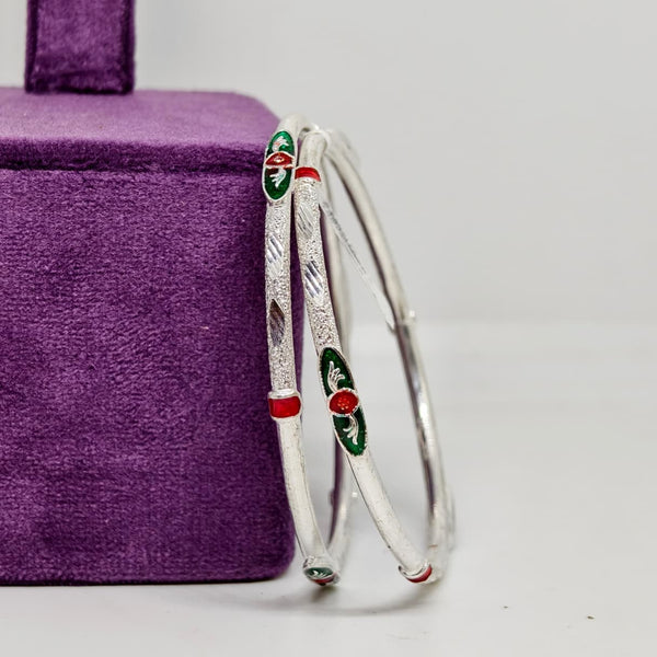 Opaline Grace Silver Bangle
