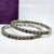 Crystal Tide Silver Bangle