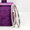 Royal Radiance Sterling Silver Diamond Bangle