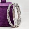 Opulent Glow Diamond Silver Bangle