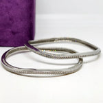 Crystal Bloom Diamond Bangle
