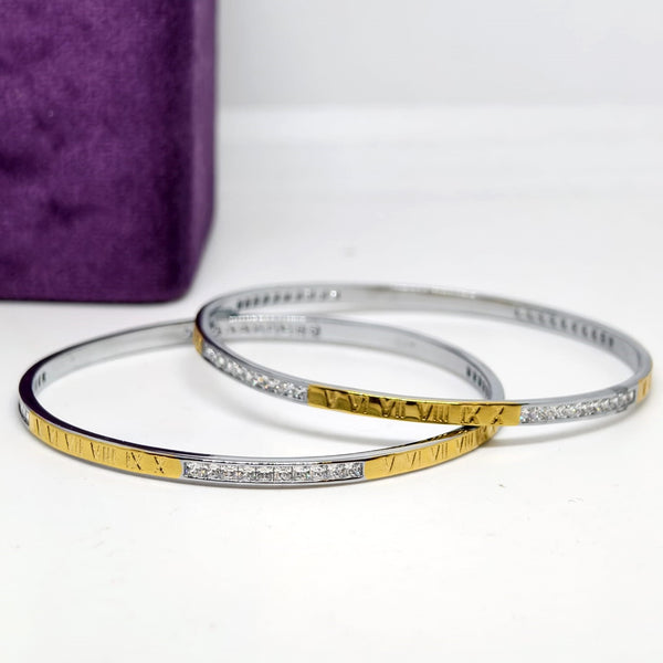 Eternal Bloom Diamond Rose Gold Bangle
