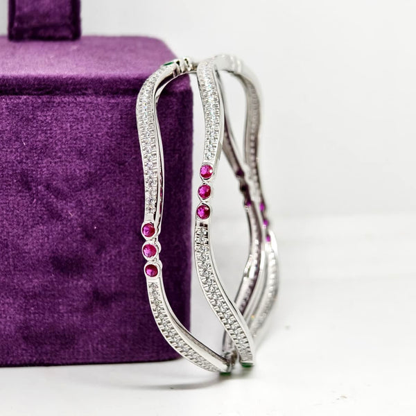 Empress Blush Diamond Bangle