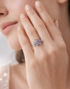 Starlight Whisper Silver Ring
