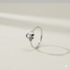 Minimal Glow Silver Ring