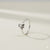 Minimal Glow Silver Ring