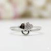 Minimal Glow Silver Ring