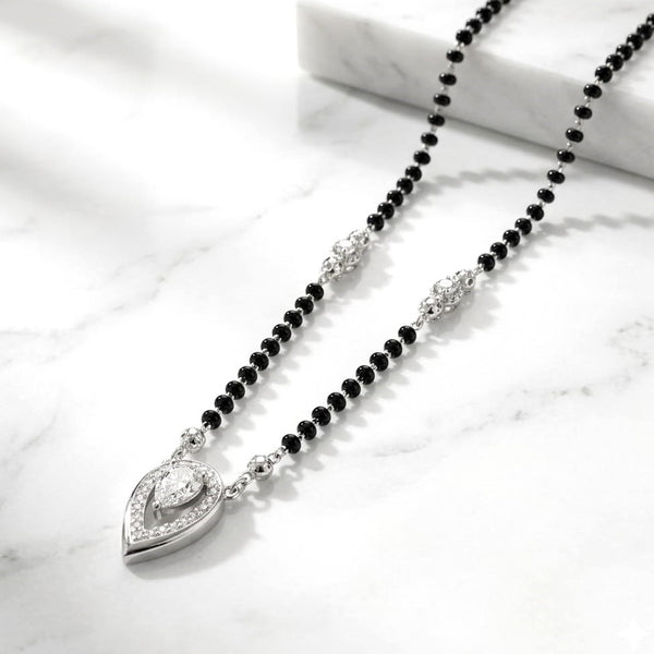 Royal Drop Silver Mangalsutra