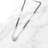 Heart Love Silver Mangalsutra