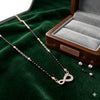 Rose Gold Infinity Silver Mangalsutra