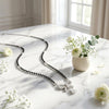 Pearl Charm Silver Mangalsutra