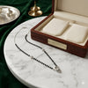 Diamond Cut Silver Mangalsutra