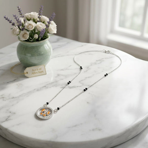 Elegant Silver Mangalsutra