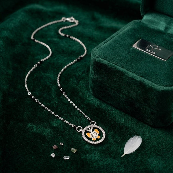 Elegant Silver Mangalsutra