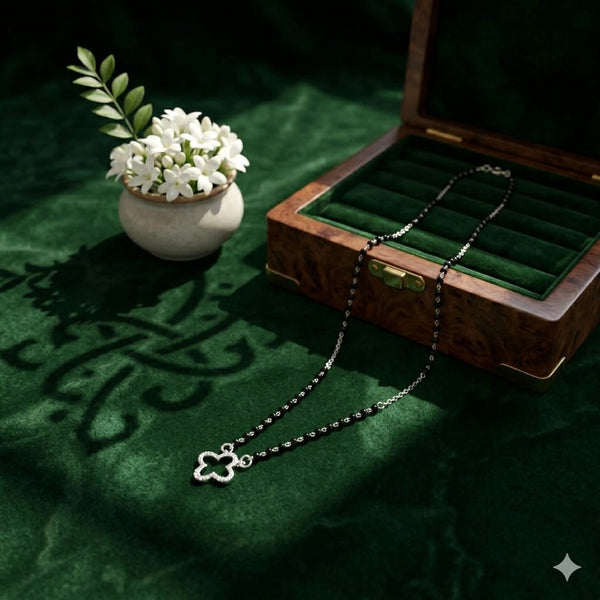 Elegant Silver Mangalsutra