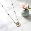 Circle Glow Silver Mangalsutra
