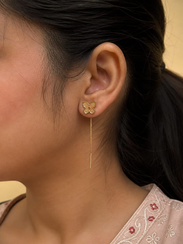 Butterfly Sui Dhaga Earrings