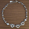 Heart Love Silver Bracelet