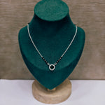 Sparkle Silver Mangalsutra