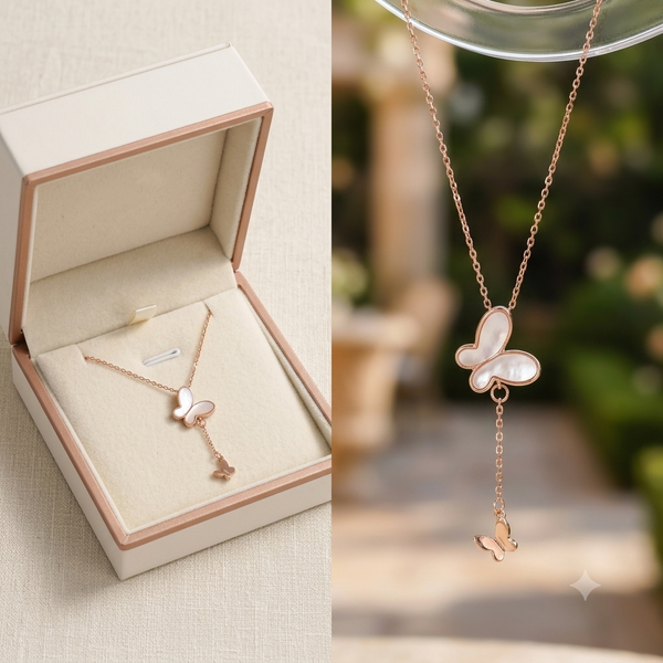 Blush Butterfly Royale Silver Antique Jewellery