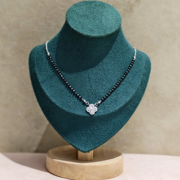 Royal Bloom Silver Mangalsutra
