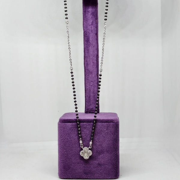 Royal Bloom Silver Mangalsutra