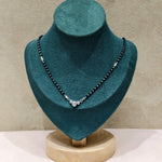 Elegant Leaf Silver Mangalsutra