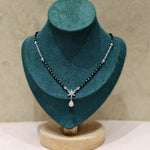 Divine Lotus Silver Mangalsutra