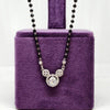Elegant Leaf Silver Mangalsutra