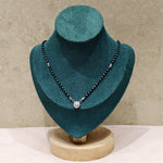 Aura Circle Silver Mangalsutra