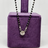 Aura Circle Silver Mangalsutra