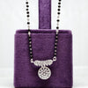 Luna Circle Silver Mangalsutra