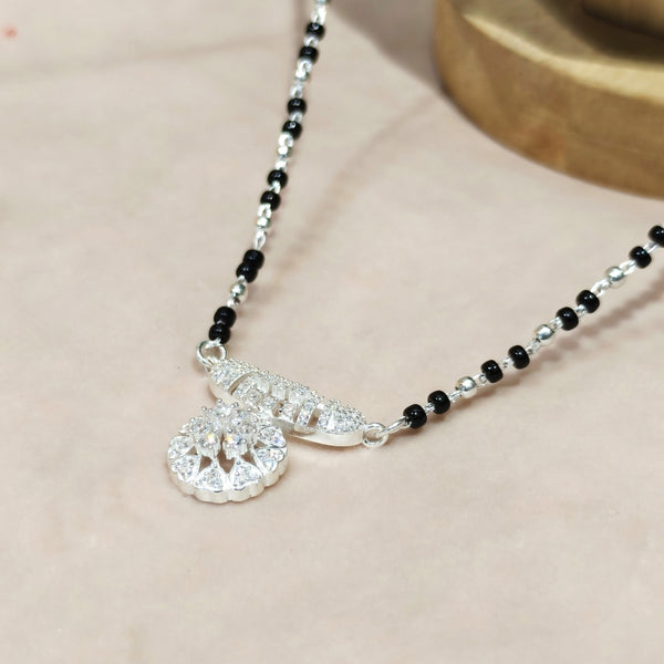 Halo Grace Sterling Silver Mangalsutra