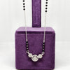 Aura Circle Silver Mangalsutra