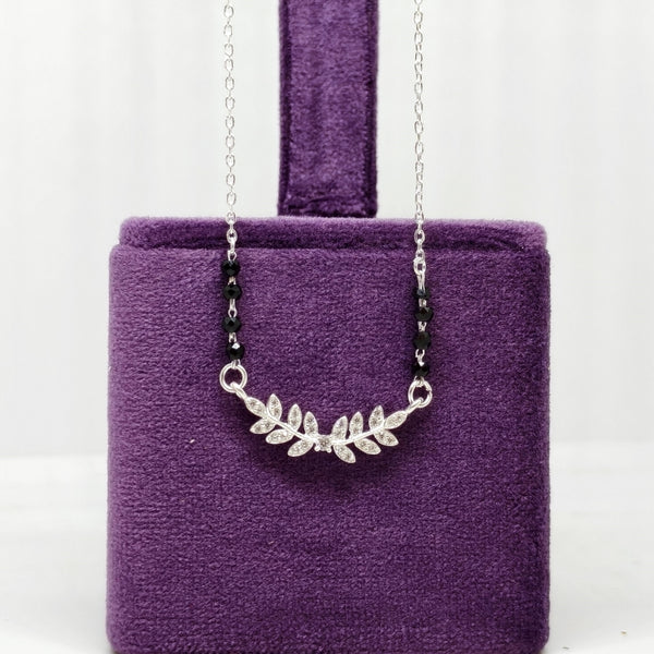 Serene Beauty Silver Mangalsutra