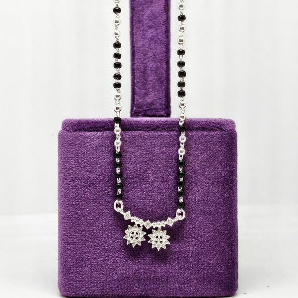 Graceful Circle Sterling Silver Mangalsutra