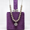 Regal Silver Elegance Antique Necklace
